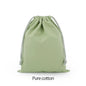 Cotton Drawstring Canvas Bags - White Reusable Gift & Storage Pouches for Candy, Jewelry, Travel and Home Organization