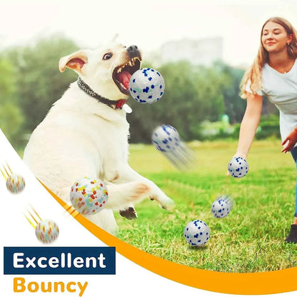 Durable Chew Ball Dog Toy – Interactive Teeth Cleaning Ball