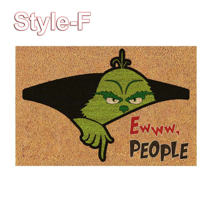 Christmas Door Mat Outdoor Welcome Mat For Front Door, Entryway Christmas Carpet, 60X40CM Inch Door Mats, Anti-Slip Rug For Home