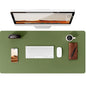 PU Leather Desk Mat – Large Waterproof Mouse Pad & Keyboard Mat, Desk Protector for Office