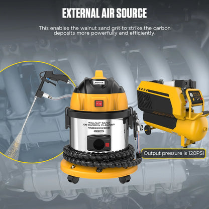 AUTOOL HTS558 Walnut-Shell Engine Intake Carbon Cleaning Machine