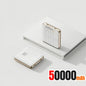 500,000 mAh Mini Power Bank Built-in 4 Cables 120W Fast Charging Portable External Battery for Android & iOS