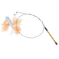 Colorful Fish Cat Teaser Wand - Interactive Goldfish-Shaped Play Toy for Cats
