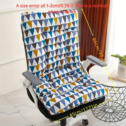 Ergonomic Lumbar Seat Cushion with Backrest Support for Office, Home & Car