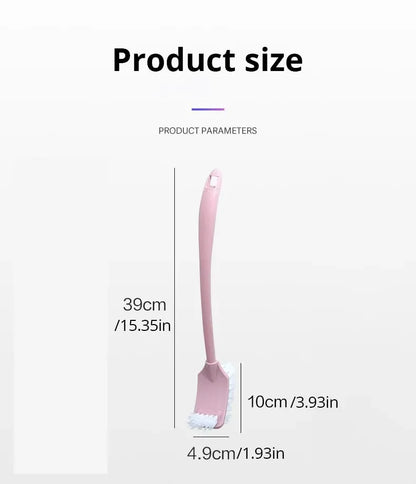 Multi-Function Double-Head Toilet Brush – Soft Hair Long Handle Cleaner