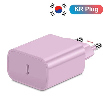 20W USB-C PD Fast Charger with USB-C Cable – Compact Travel Wall Adapter for Smartphones & Tablets