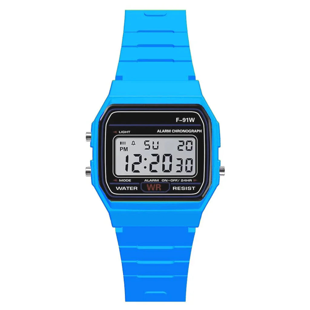 Waterproof LED Digital Military Sport Watch – Analog-Digital Unisex Kids & Women Alarm Wristwatch