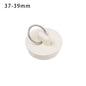 Universal Rubber Sink & Bathtub Drain Stopper Plug — Leakproof Floor Drain Strainer, White