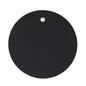 Silicone Heat-Resistant Trivet Mat 7 in (17.8 cm) Round Non-Slip Pot Holder & Countertop Protector - 1-Pack
