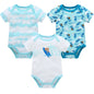 3/6 PCS Baby Cotton Bodysuits Set Short Sleeve Summer Outfits for Newborn Boys & Girls 0–12 Months
