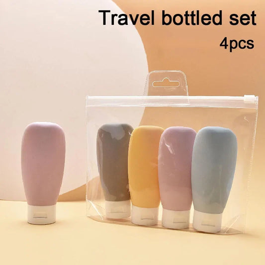 Refillable Travel Bottles Set 60ml (2 fl oz) – Leakproof Travel Toiletry Containers for Shampoo, Lotion & Cosmetics