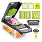 22-in-1 Multifunctional Kitchen Vegetable Chopper and Fruit Slicer with Container – Food Cutter, Shredder & Mincer