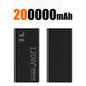 120W 200000mAh Power Bank Portable Fast Charging Battery Pack with LED Digital Display USB-C 2-Way Quick Charge