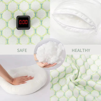 Multifunctional Pregnancy Pillow - Maternity Sleeping & Breastfeeding Support, Removable Washable Cover