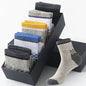 10PCS Men’s Mid-Calf Cotton Socks – Solid Color, Versatile for All Seasons