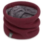 Knitted Neck Warmer Unisex Winter Neck Gaiter Thick Fleece Face Cover for Skiing Running Hiking
