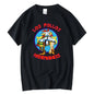Funny Chicken Graphic T-Shirt Men Casual Short Sleeve Cotton Breathable Tee