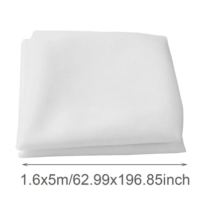 White Wedding Decoration Tulle Roll Crystal Organza Sheer Fabric For Wedding Birthday Party Backdrop Weeding Chair Sashes Decor