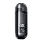 Rechargeable USB Nose & Ear Hair Trimmer for Men - Portable Electric Eyebrow & Facial Trimmer with USB Cable & Brush