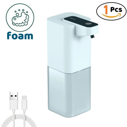 Automatic Foam Soap Dispenser Touchless Infrared Sensor USB Rechargeable — Hands-Free for Bathroom & Kitchen