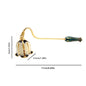 Elegant Metal Candle Snuffer - Long Handle Candle Extinguisher & Wick Snuffer for Home Decor Gift