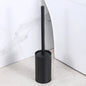 Toilet Bowl Brush Holder Set – Hidden Compact Deep Cleaning Scrubber