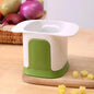 Multifunctional Vegetable Slicer and Dicer Manual Hand-Press Cutter with Stainless Steel Blades