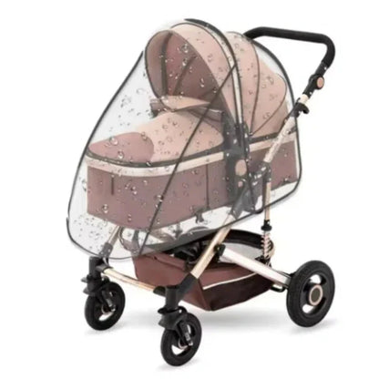 Universal Waterproof Rain Cover for Prams Transparent Dust Cover