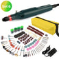 12V 24W Mini Electric Rotary Tool 2000-18000 RPM Handheld Drill Grinder with Precision Chuck