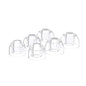 Transparent Liquid Silicone Ear Tips — Soft Noise-Isolating Earbuds Eartips for Earphones