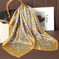 Luxury Satin Silk Square Scarf – Shawl, Hijab & Fashion Wrap 2023