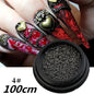 100/50cm Luxury Crystal Chain Nail Charms - 1.5/2mm Clear & AB Diamond Nail Art Decoration
