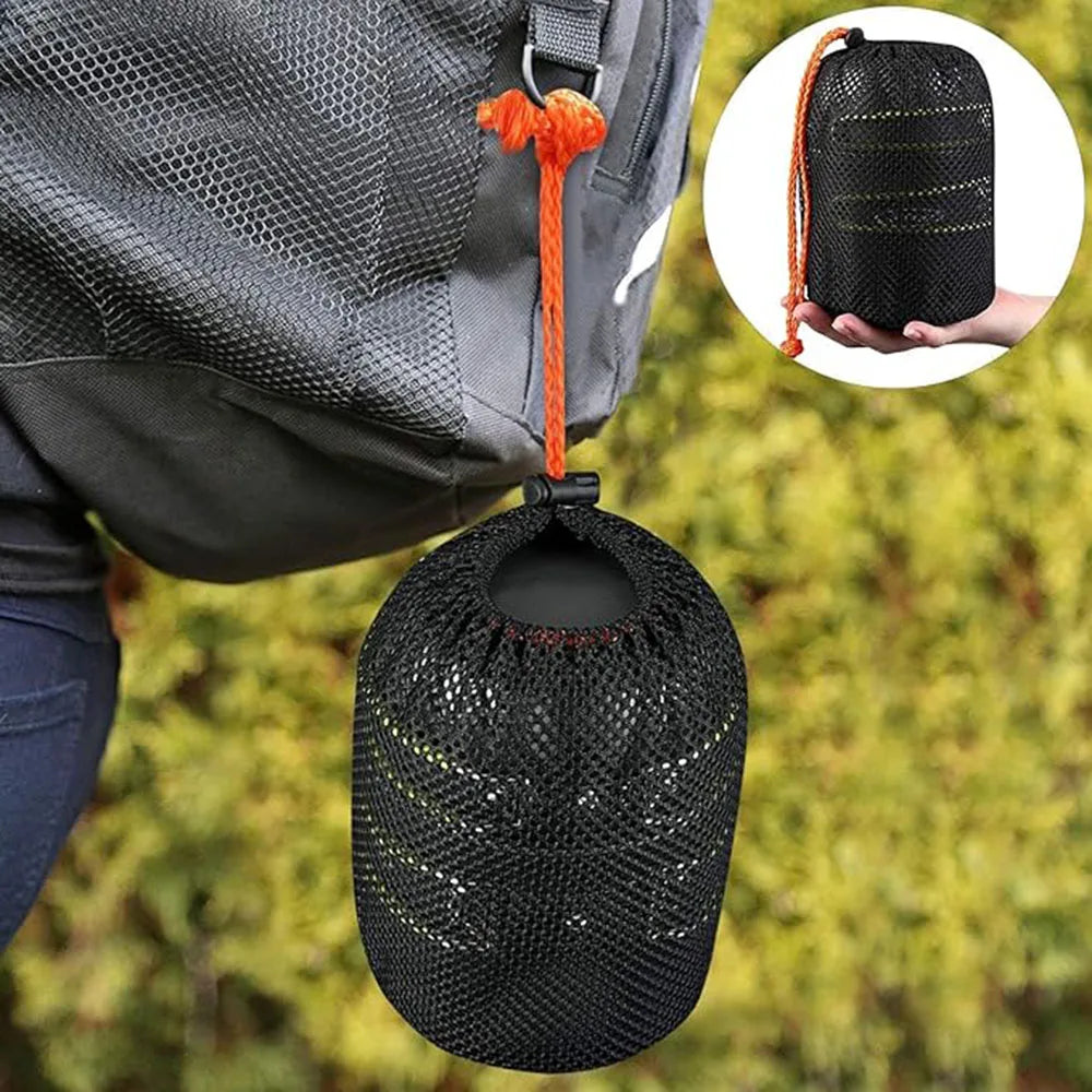 Camping Cookware Mess Kit Ultralight Camping Pot Set Outdoor Cooking