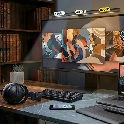 1/2PCS LED Monitor Light Bar Computer Screen Hanging Lights Atmosphere Table Lamp for  Work Study Read Gaming Dimming Lighting