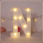 21.8cm White LED Letter&Number Night Lights,Battery Powered Decoration Lights,Wall Lights For Wedding,Birthday,Party,Christmas