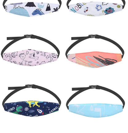 Infant Carseat Head Support Pillow with Adjustable Straps for Babies