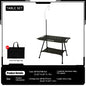 Folding IGT Tactical Camping Table - Adjustable Aluminum Portable Picnic Table