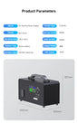 Portable 12V/24V Lithium Jump Starter 6000A Car Battery Booster & USB-C Power Bank — Starts Up to 20L (5.3 gal) Gas / 16L (4.2 gal) Diesel