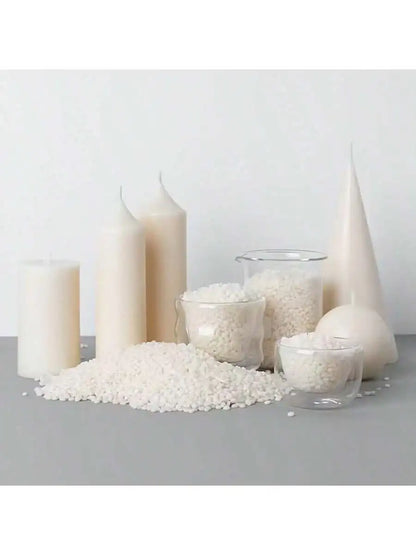 Natural Soy Wax Flakes & Granules for Candle Making — 50g–1000g