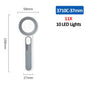 Rechargeable LED Handheld Magnifier 3 Lighting Modes Illuminated Magnifying Glass for Seniors Reading and Repair