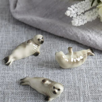 1-4Pcs/Set Little Sea Lion Design Chopstick Holder Household Decor Chopstick Rest Pillow Kitchen Tableware Dinner Accessories
