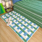 VIKAMA Ins Style Cashmere Long Strip Rug Comfort Cooling Bedroom Bed Blanket Bay Window Blanket Cloakroom Carpet Home Decor