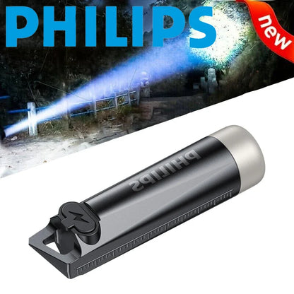 Mini EDC Keychain Flashlight — USB-C, UV, SOS, Waterproof