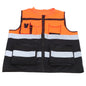White Vest Reflective Safety Clothing Running Night Cycling Riding Nylon Fabric Men's Vests
