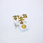 ZAKKA Miniatures Study Bookcase Home Decor Cute Cartoon Cat Retro Desk Gramophone Ornament Crafts Dollhouse Accessories Toy Gift