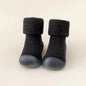 Warm Baby First Walker Shoes — Newborn to 4 Years Unisex Winter Slip-On Anti-Slip Rubber Sole
