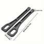 2pc Car Seat Gap Filler Organizer Pu Waterproof Car Seat Gap Plug Strip with 2 Grooves Seat Gap Storage Auto Interior Accessorie