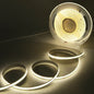 5V COB LED Strip Light with Motion Sensor – USB or 4×AAA Battery Powered, 320 LEDs/m, Cuttable, 0.5–5m (Warm to Cool White + RGB)