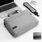 Canvas Laptop Sleeve Briefcase 13–17 Inch — Zippered Shoulder Handbag
