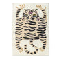 VIKAMA Cartoon Leopard Carpet For Cooling And Warmth, Home Decoration, Bedroom Plush Floor Mat, Living Room Rest Area Floor Mat